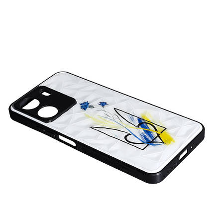 Чехол Prisma UA для Xiaomi Redmi 13C/Poco C65 Ukraine with flowers, фото 2