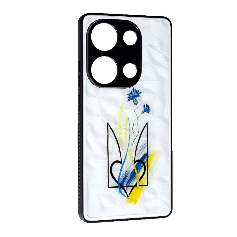 Чехол Prisma UA для Xiaomi Redmi Note 13 Pro (4G)/ Note 14 S /Poco M6 Pro (4G) Ukraine with flowers