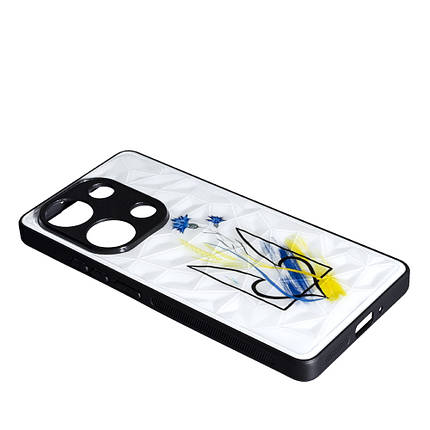 Чехол Prisma UA для Xiaomi Redmi Note 13 Pro (4G)/ Note 14 S /Poco M6 Pro (4G) Ukraine with flowers, фото 2