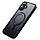 Чохол для телефону HOCO для iPhone 16 rotating magnetic case (AS1) Прозорий з чорним, фото 3