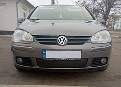 Зимова накладка на решітку (HB) Матова для Volkswagen Golf 5 2003-2009 рр