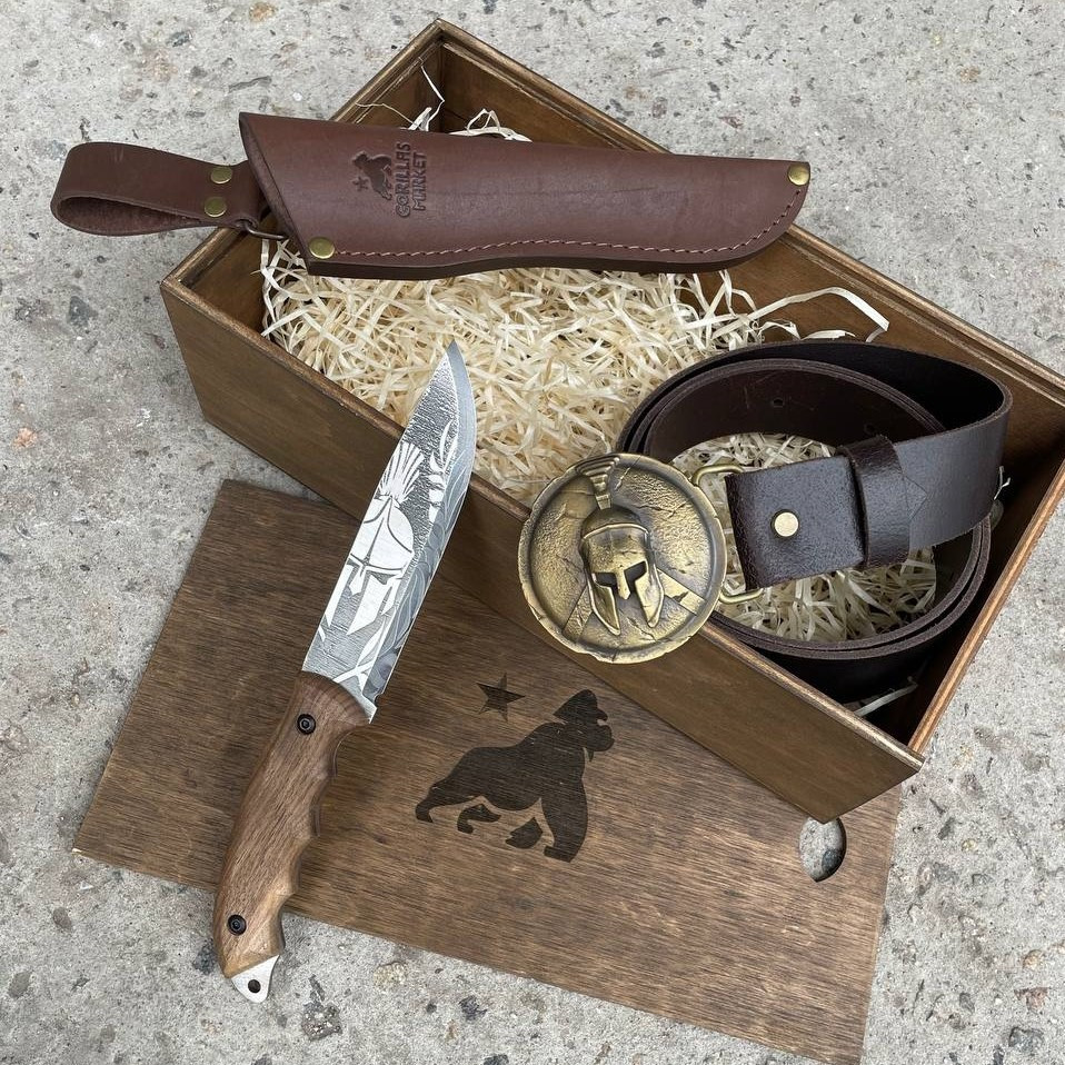 Подарунковий набір Легионер для чоловіків Gorillas Accessories ручна робота, КАХЕЛЬ. ПЕЧІ. КАМІНИ, м.Івано-Франківськ