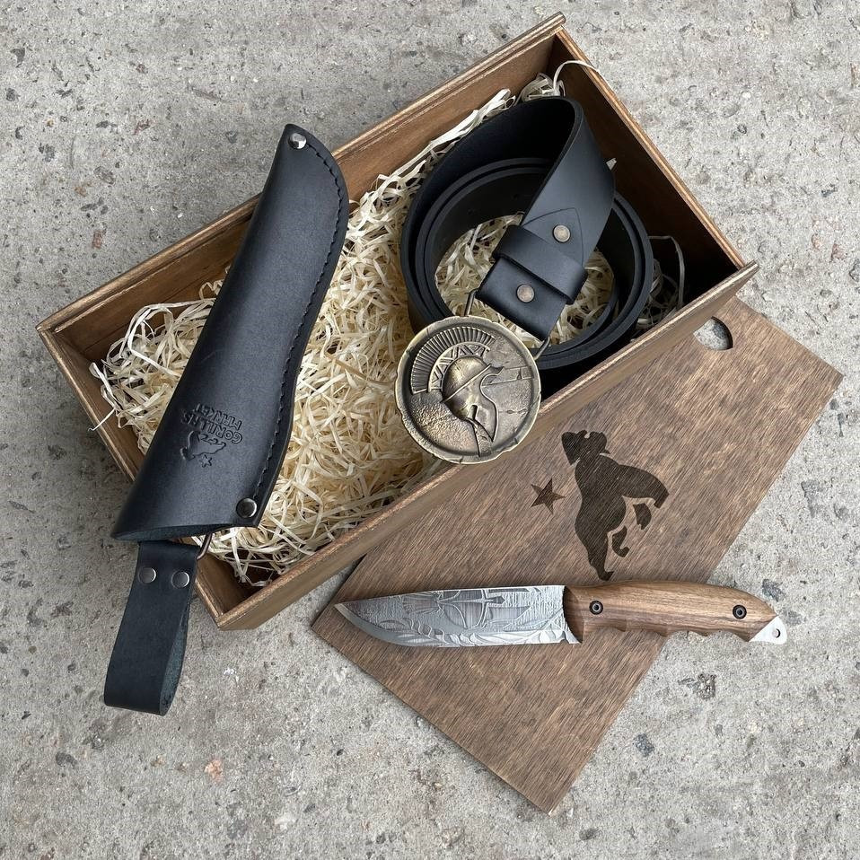 Подарунковий набір Центуріон для чоловіків Gorillas Accessories ручна робота, КАХЕЛЬ. ПЕЧІ. КАМІНИ, м.Івано-Франківськ