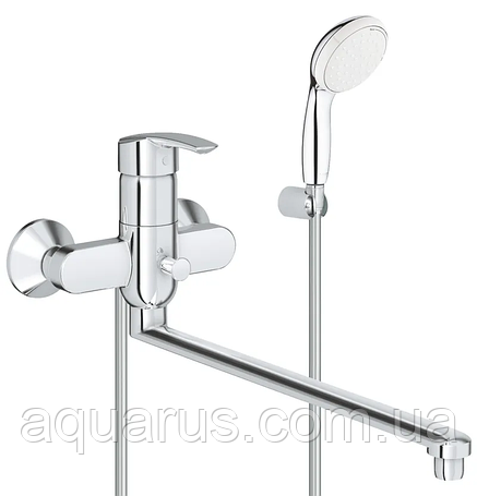 Змішувач для ванни з довгим виливом і душем Grohe Multiform (3270800A), фото 1