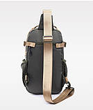 Барсетка сумка-слінг на груди для плече багатофункціональна водонепроникна, фото 6