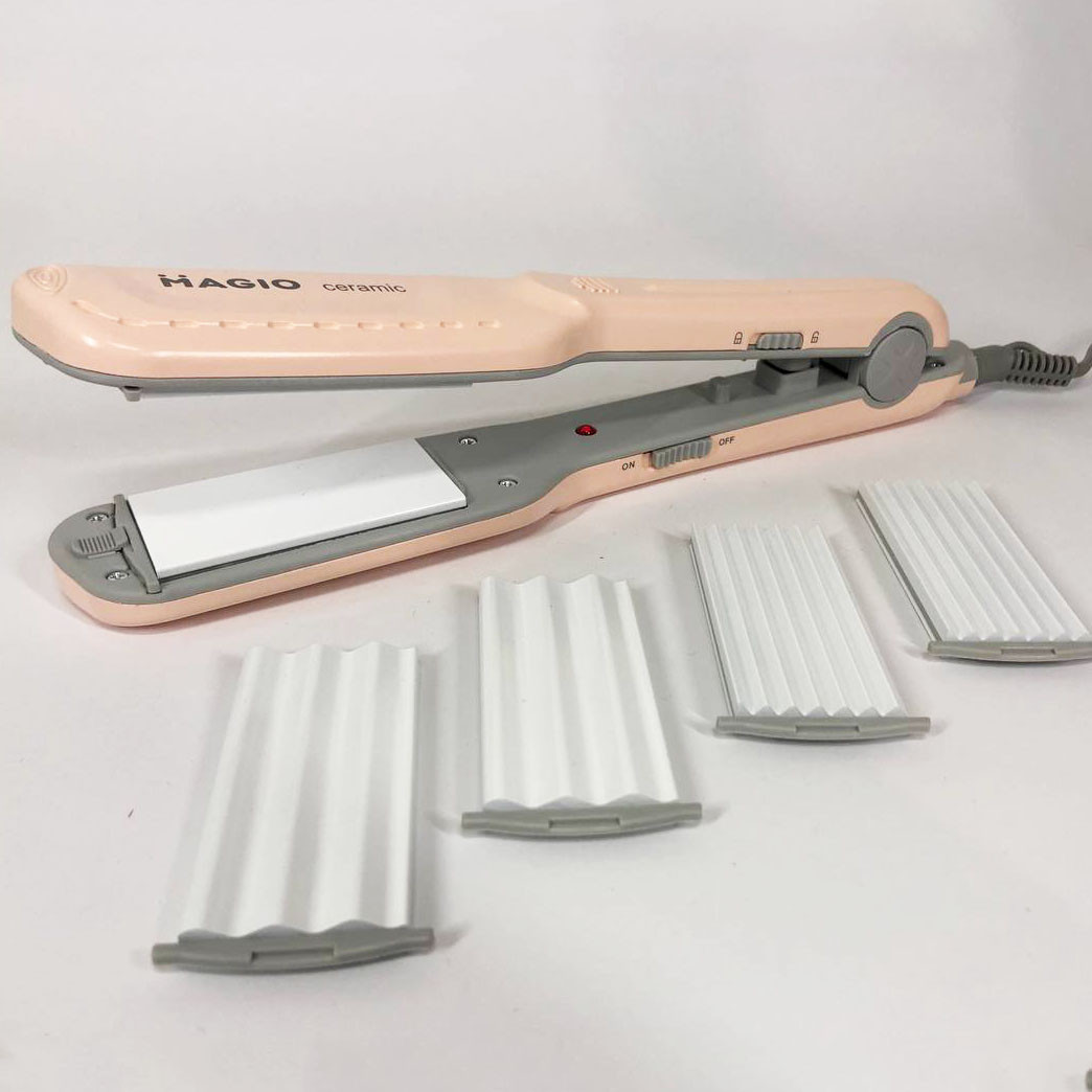 Випрямляч праска щипці MAGIO MG-175P 40 Вт, Випрямляч для будь-якого типу волосся VF-14, фото 1