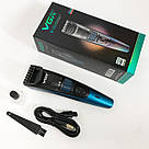 Машинка для підстригання VGR, Машинка для стрижки з безліччю насадок Акумуляторна стрижки CQ-23, фото 7