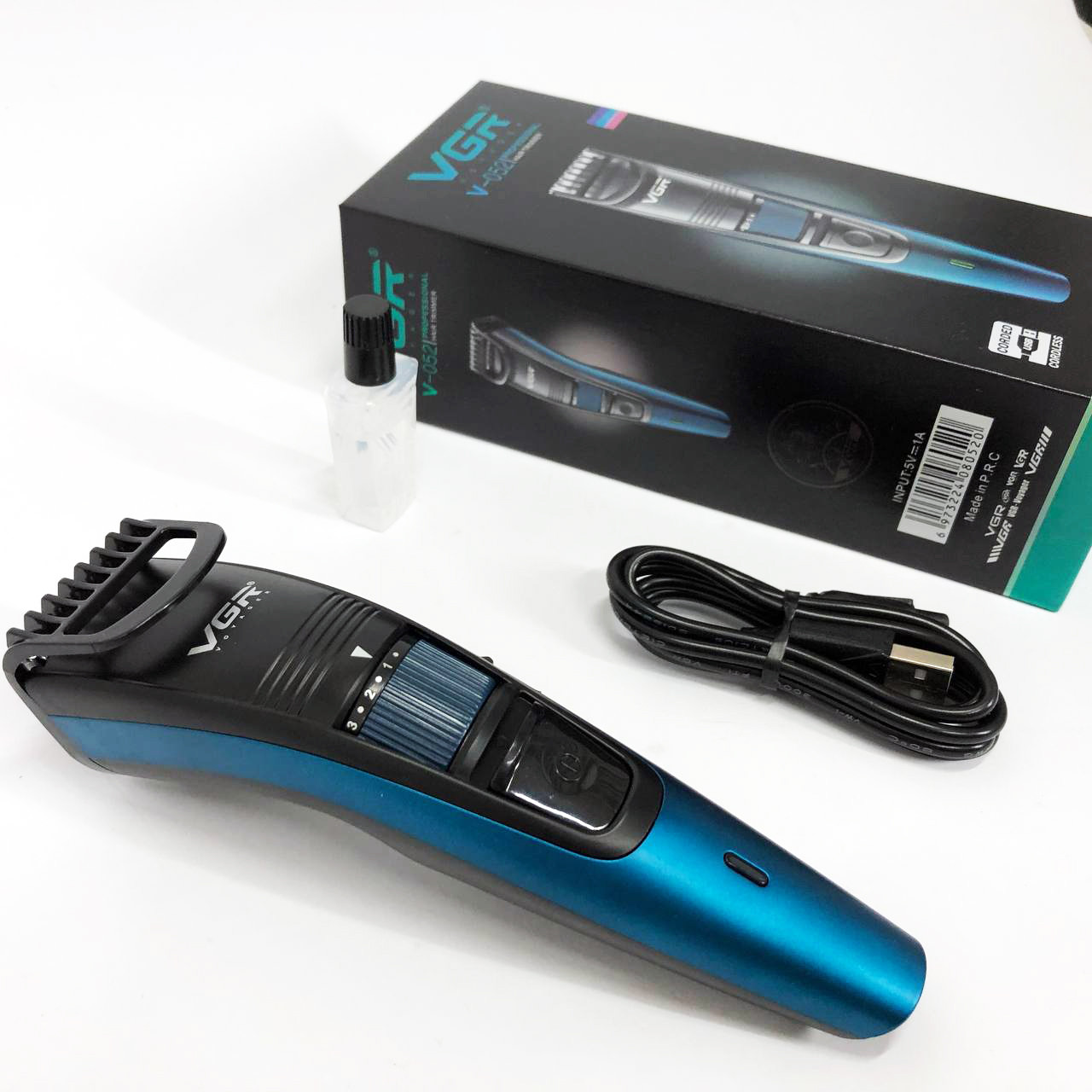 Машинка для підстригання VGR, Машинка для стрижки з безліччю насадок Акумуляторна стрижки CQ-23, фото 1