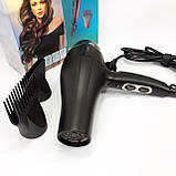 Фен з іонізацією для укладання, Фен для різних типів волосся Професійний об'єму PA-38, фото 10