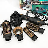 Фен-стайлер для укладання VGR, Фени стайлери для волосся Стайлер-фен-гребінець волосся PW-81, фото 2