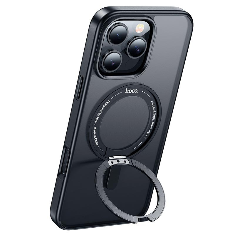 Чохол для телефону HOCO для iPhone 16 Pro Max rotating magnetic case (AS1) Чорний