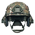 Шолом тактичний Fast TEAM WENDY Helmet NIJ IIIA + Навушники Walkers Razor Slim з чебурашкою + кавер, фото 5