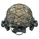 Шолом тактичний Fast TEAM WENDY Helmet NIJ IIIA + Навушники Walkers Razor Slim з чебурашкою + кавер, фото 6