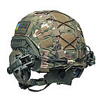 Шолом тактичний Fast TEAM WENDY Helmet NIJ IIIA + Навушники Walkers Razor Slim з чебурашкою + кавер, фото 7