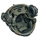 Шолом тактичний Fast TEAM WENDY Helmet NIJ IIIA + Навушники Walkers Razor Slim з чебурашкою + кавер, фото 3