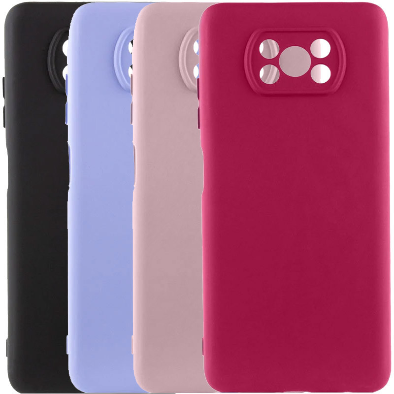 Чохол TPU GETMAN Liquid Silk Full Camera для Xiaomi Poco X3 NFC / Poco X3 Pro