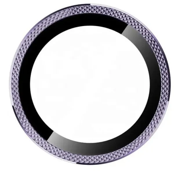 Захисне скло для камери Blueo Metal Frame Lens DiamondRhombus for Apple iPhone 14 Purple, фото 1