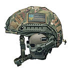 Шолом тактичний Fast TEAM WENDY Helmet NIJ IIIA + Навушники Walkers Razor Slim з чебурашкою + кавер, фото 2