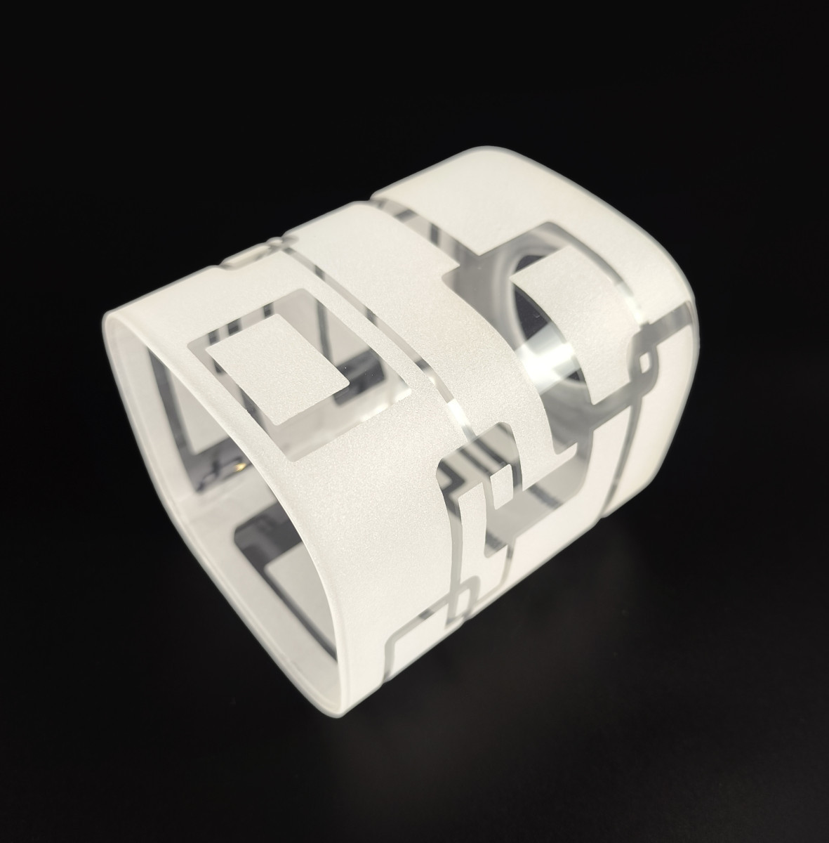 Плафон патрон E27 6032 10х10х27 см прозорий ID 5000906