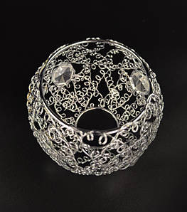 Плафон патрон E27 111-ch 7х9х11 см сріблястий ID 5000908