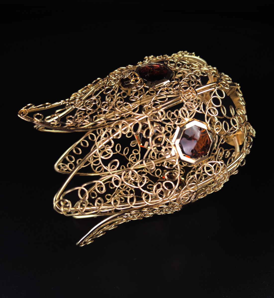 Плафон патрон E27 222-gd 8х11х14 см золотистий ID 5000909