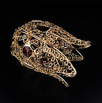 Плафон патрон E27 222-gd 8х11х14 см золотистий ID 5000909, фото 4