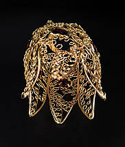 Плафон патрон E27 222-gd 8х11х14 см золотистий ID 5000909, фото 5