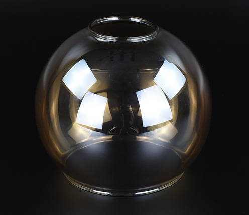 Плафон патрон E27 088-am 9х11х13 см прозоро-бурштиновий ID 5000913, фото 2