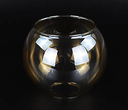 Плафон патрон E27 088-am 9х11х13 см прозоро-бурштиновий ID 5000913, фото 4