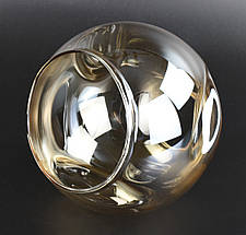 Плафон патрон E27 7075-am 8.5х12х13 см прозоро-бурштиновий ID 5000919, фото 2