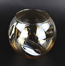 Плафон патрон E27 7075-am 8.5х12х13 см прозоро-бурштиновий ID 5000919, фото 3