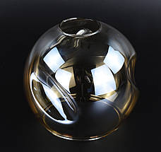 Плафон патрон E27 7075-am 8.5х12х13 см прозоро-бурштиновий ID 5000919, фото 5