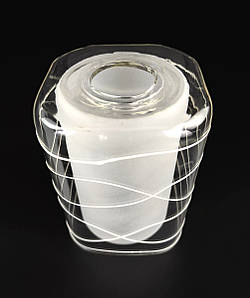 Плафон патрон E27 126 11х11х15 см матовий прозорий ID 5000911