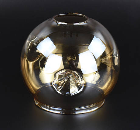 Плафон патрон E27 51810-am 9х11х13 см янтарний ID 5000912, фото 1