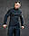 Тактичний костюм softshell 3в1 Форма ДСНС Синя, фото 7
