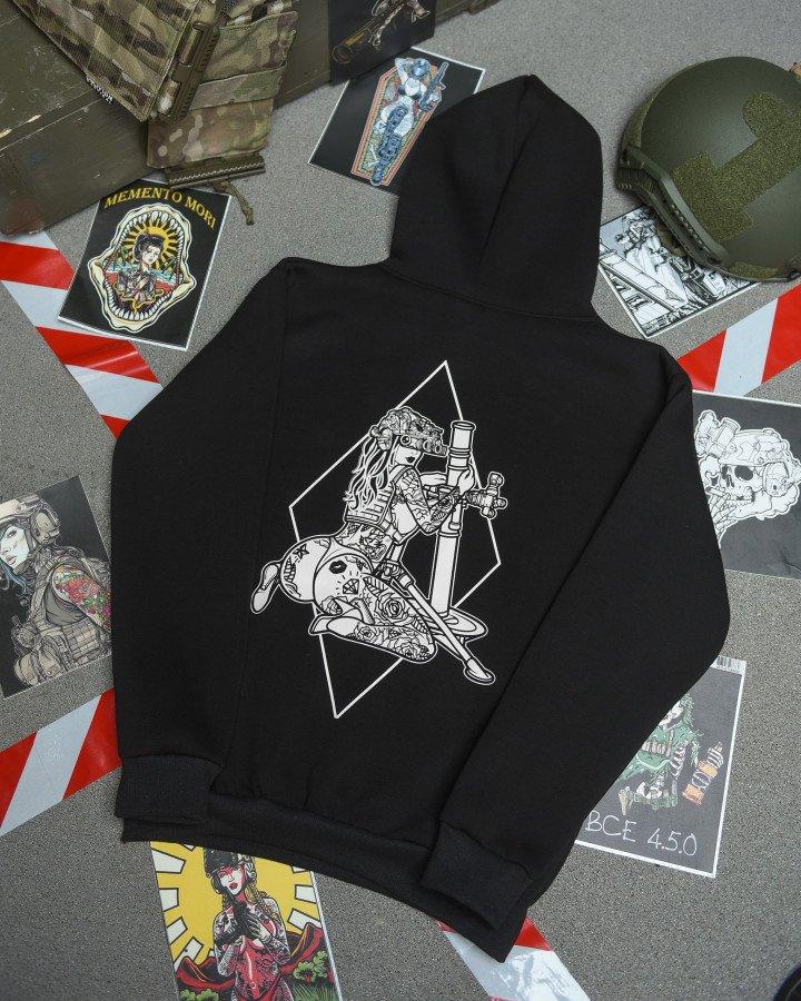 Худі CELEO на флісі black ВТ7912