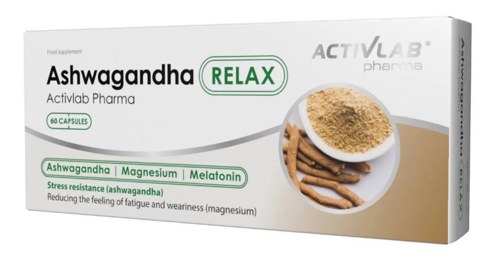 Ашваганда ACTIVLAB Pharma Ashwagandha Relax 60 капсул
