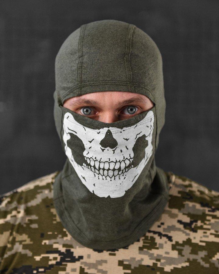 Балаклава олива череп