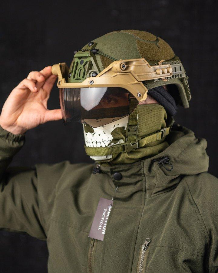 Захисні Фліп — Окуляри VULPO з прозорими полікарбонатними лінзами 2.47 ммВТ7642