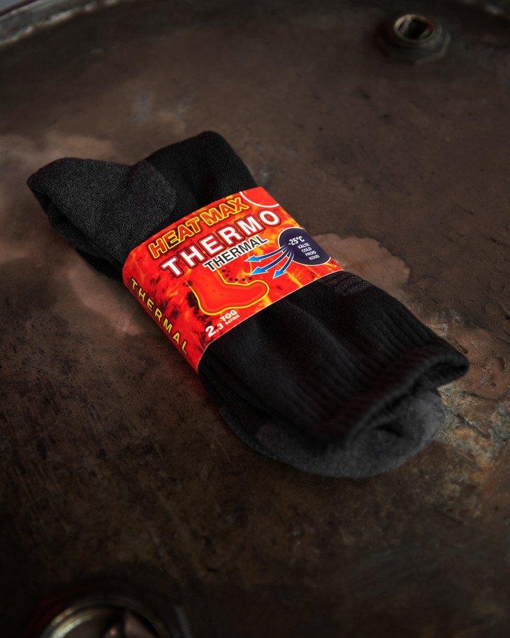Термошкарпетки до -20 Теплі Чоловічі Вологовідвідні шкарпетки Heat Max Thermal ВТ7012
