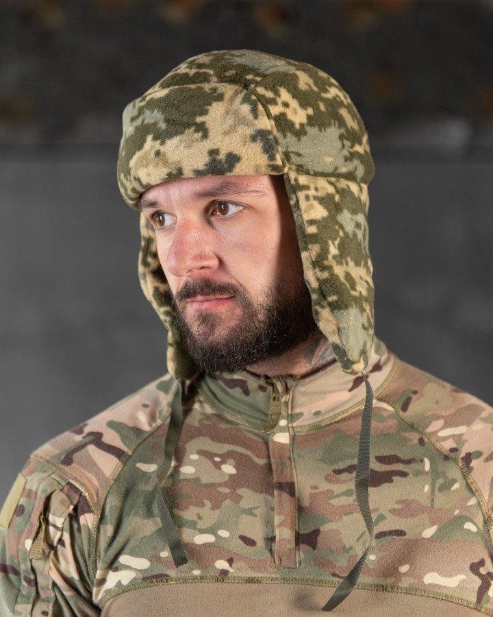 Шапка вушанка  Піксель