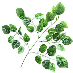 Гілка яблуні жовто-зеленого силікон 67 см