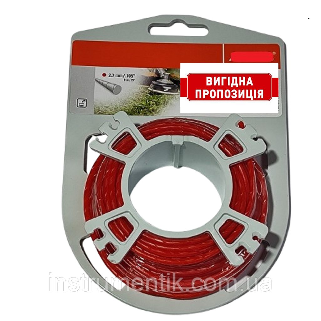 Косильна струна ST 2,7 мм 9 м кругла малошумна (00009302422)