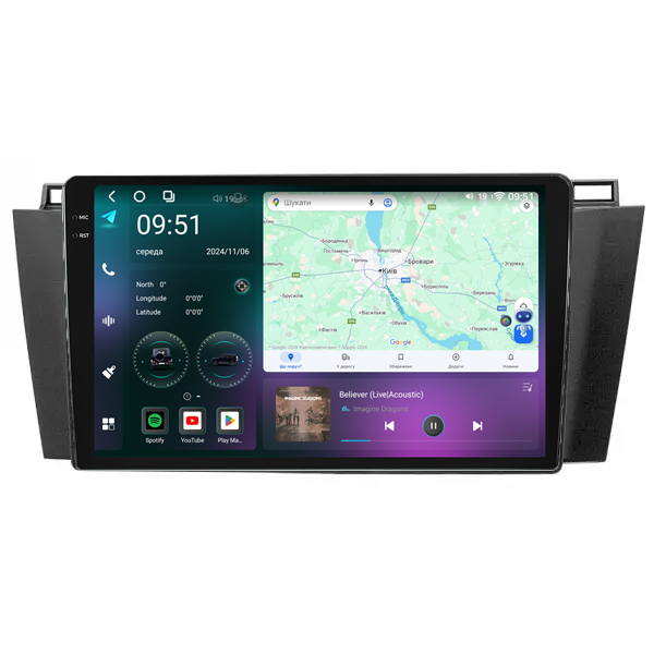 Штатная магнитола Mekede M7 Plus Toyota Solara (2005-2009) CarPlay QleD, фото 1