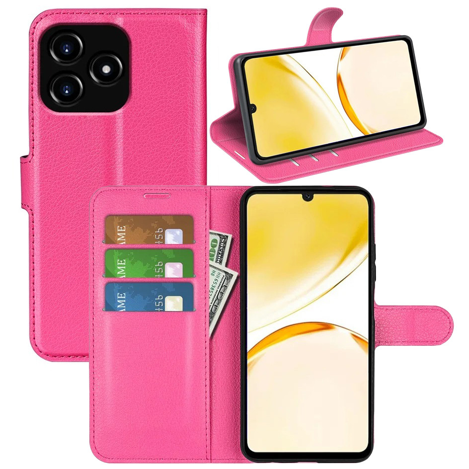 Чохол-книжка Litchie Wallet для Realme C53 / C51 Rose