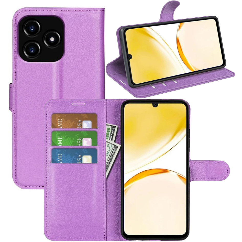 Чохол-книжка Litchie Wallet для Realme C53 / C51 Violet