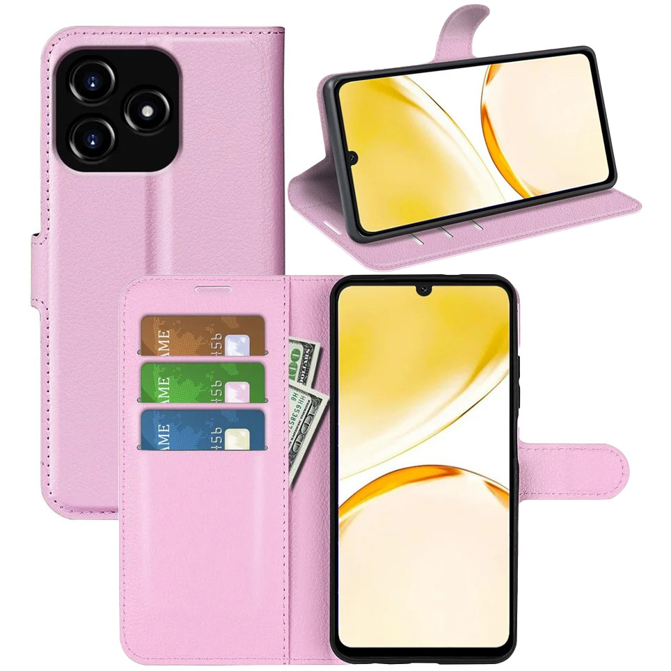Чохол-книжка Litchie Wallet для Realme C53 / C51 Light Pink