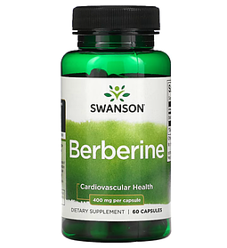 Берберин (Berberine) 400 мг Swanson 60 капсул