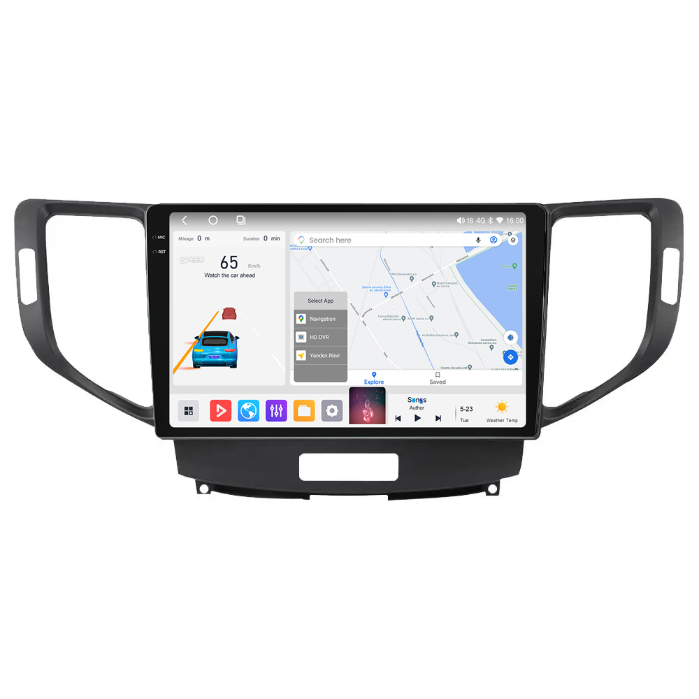 Штатна магнітола Mekede MS 2k Acura TLX (2008-2012) CarPlay QleD, фото 1