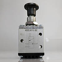 Клапан пневматичний з ручним керуванням 1/4" 3x2 HpTech HP.9P101100